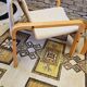Paire de fauteuil bois courbé 1970 vintage