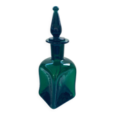 Vintage French Art Glass Decanter Bottle, 1950s