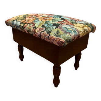 Repose-pieds coffre vintage