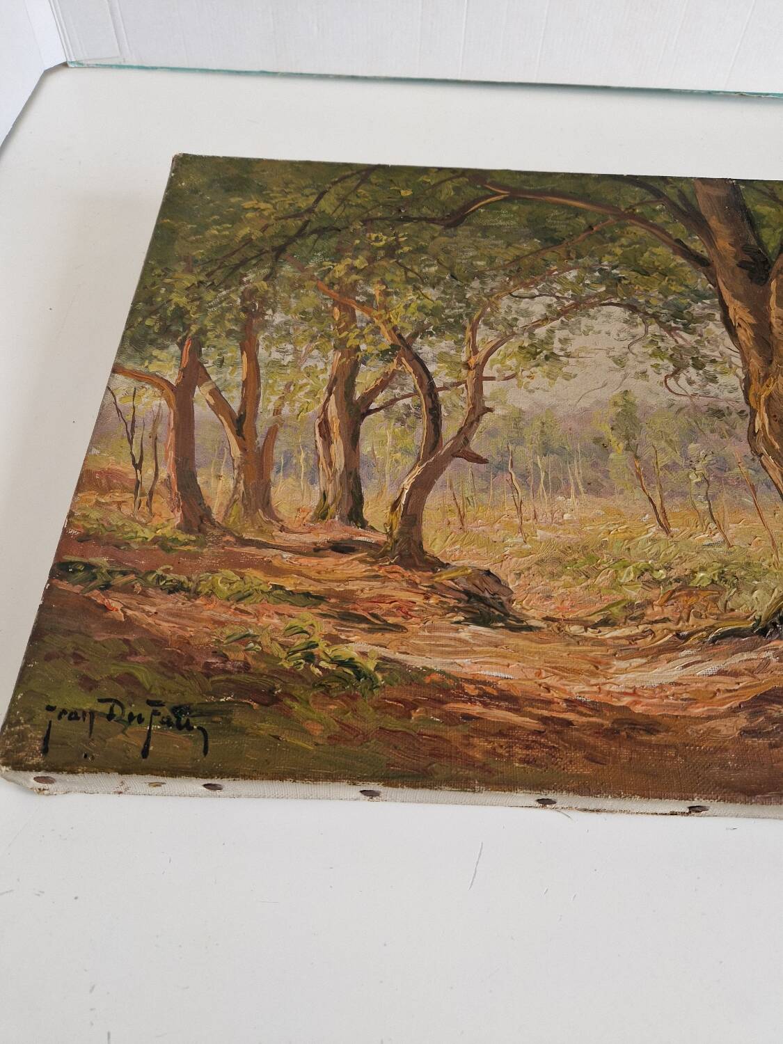 Old 19th century painting signed Jean Dufau