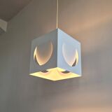 White metal pendant lamp by Shogo Suzuki for Orno, Finland 1960's