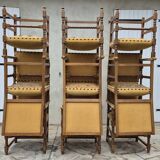 9 armchairs in the Louis XIII style