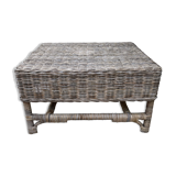 Wicker coffee table