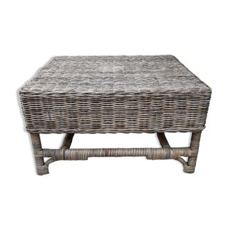 Wicker coffee table