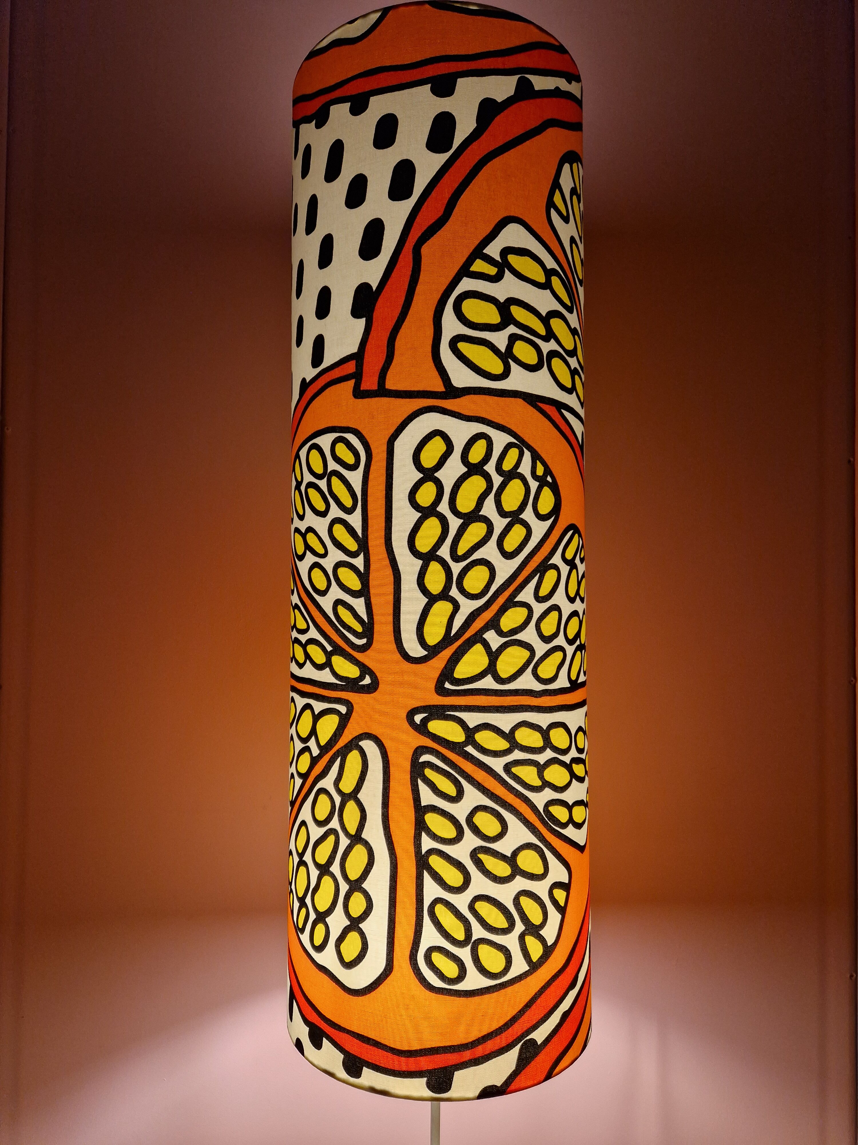 Floor Lamp with Illuminated Glass Base from Doria Leuchten, 1960s