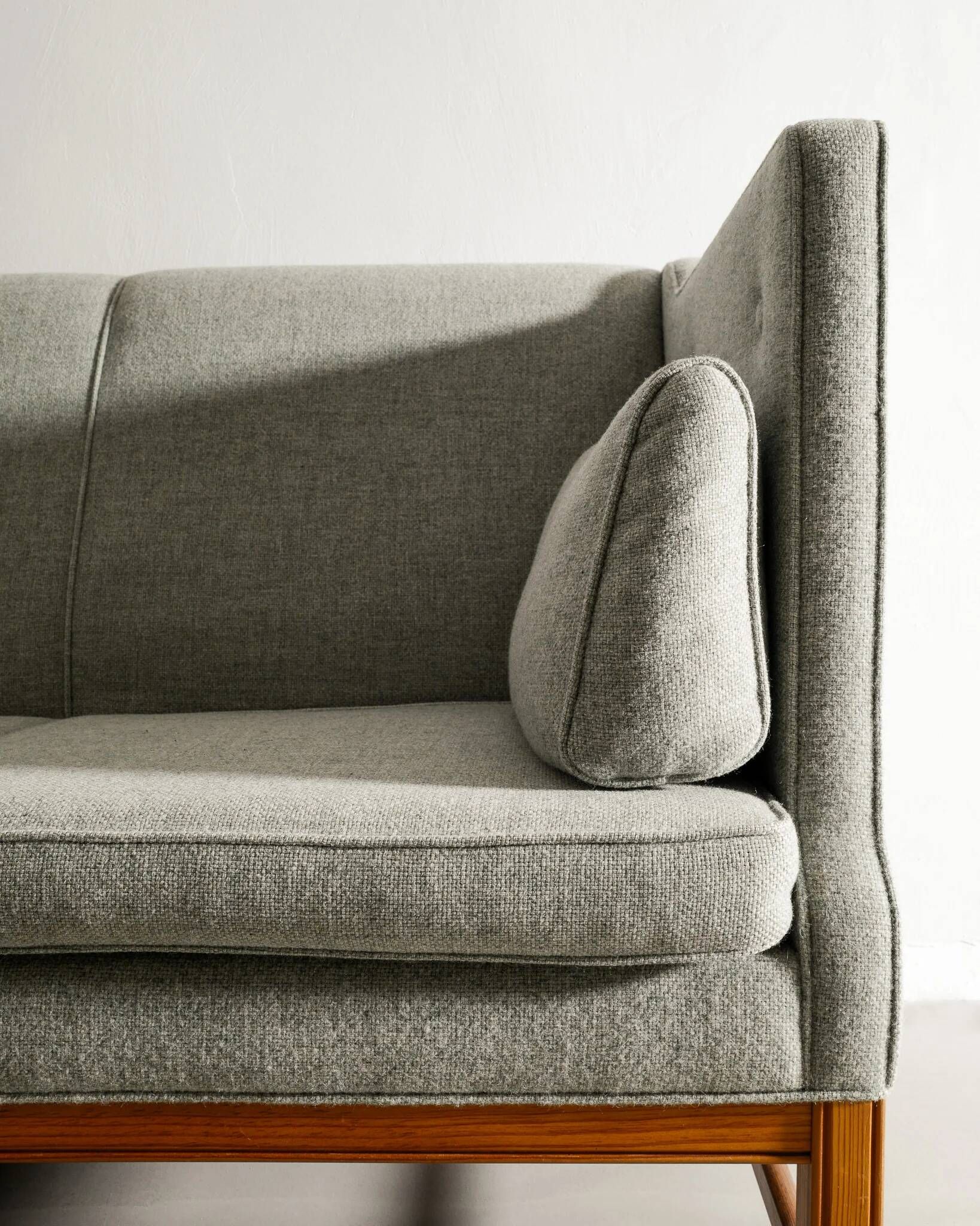 Vintage Wooden Danish Mid Century Three Seater Sofa, 1960s