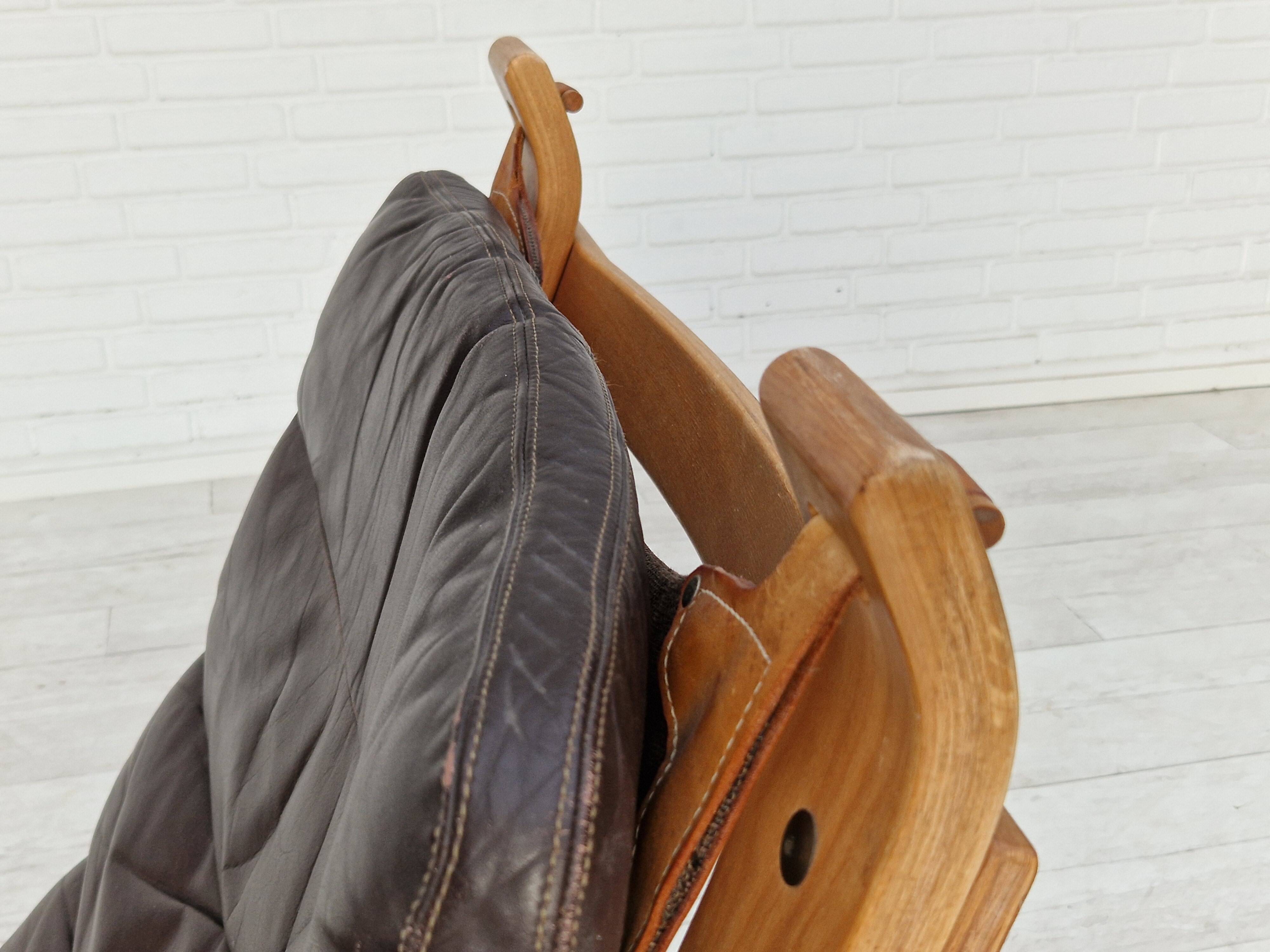 Fauteuil danois par Brammin Møbler années 70