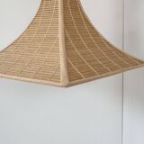 Vintage suspension, wooden slats, France, 1980.