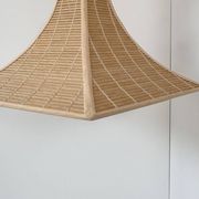 Vintage suspension, wooden slats, France, 1980.