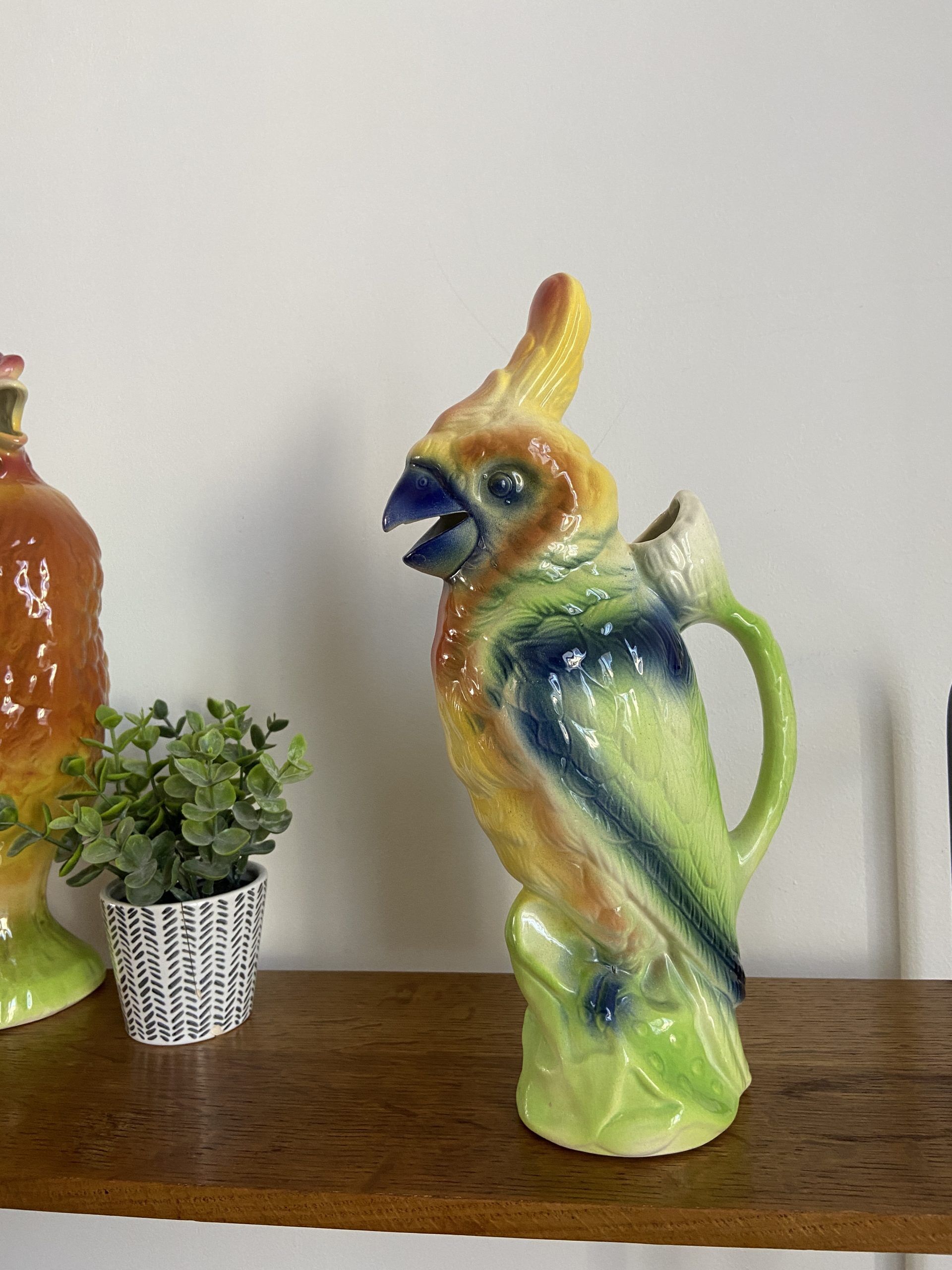 PARROT PITCHER IN ST CLEMENT'S SLURRY