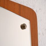 Scandinavian teak mirror, 1960s