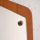 Scandinavian teak mirror, 1960s