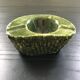 Moss green marble ashtray