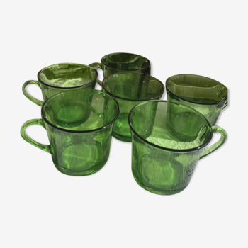 Set of 12 Duralex glass cups