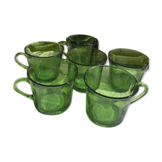 Lot de 12 tasses en verre Duralex