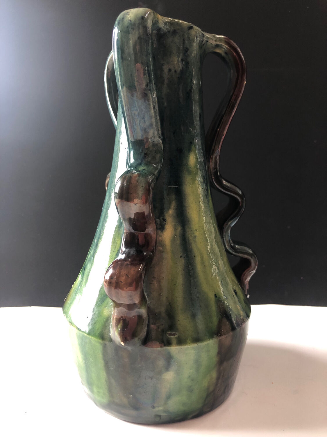 Thulin earthenware vase