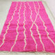 Pink berber azilal carpet 300 x 190 cm