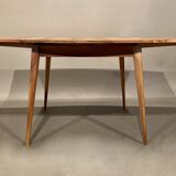 Scandinavian extendable teak table, 1950