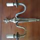 4 2-light bronze wall lights
