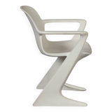 White Kangaroo Chair by Ernst Moeckl for Horn, 1960s | With Armrests