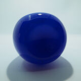 Scandinavian blue glass vase by Gunnar Anders
