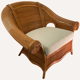 Fauteuil en bambou, Vivai del Sud