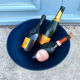 Large Nicolas Feuillatte Blue Champagne Ice Bucket Bowl, Signed