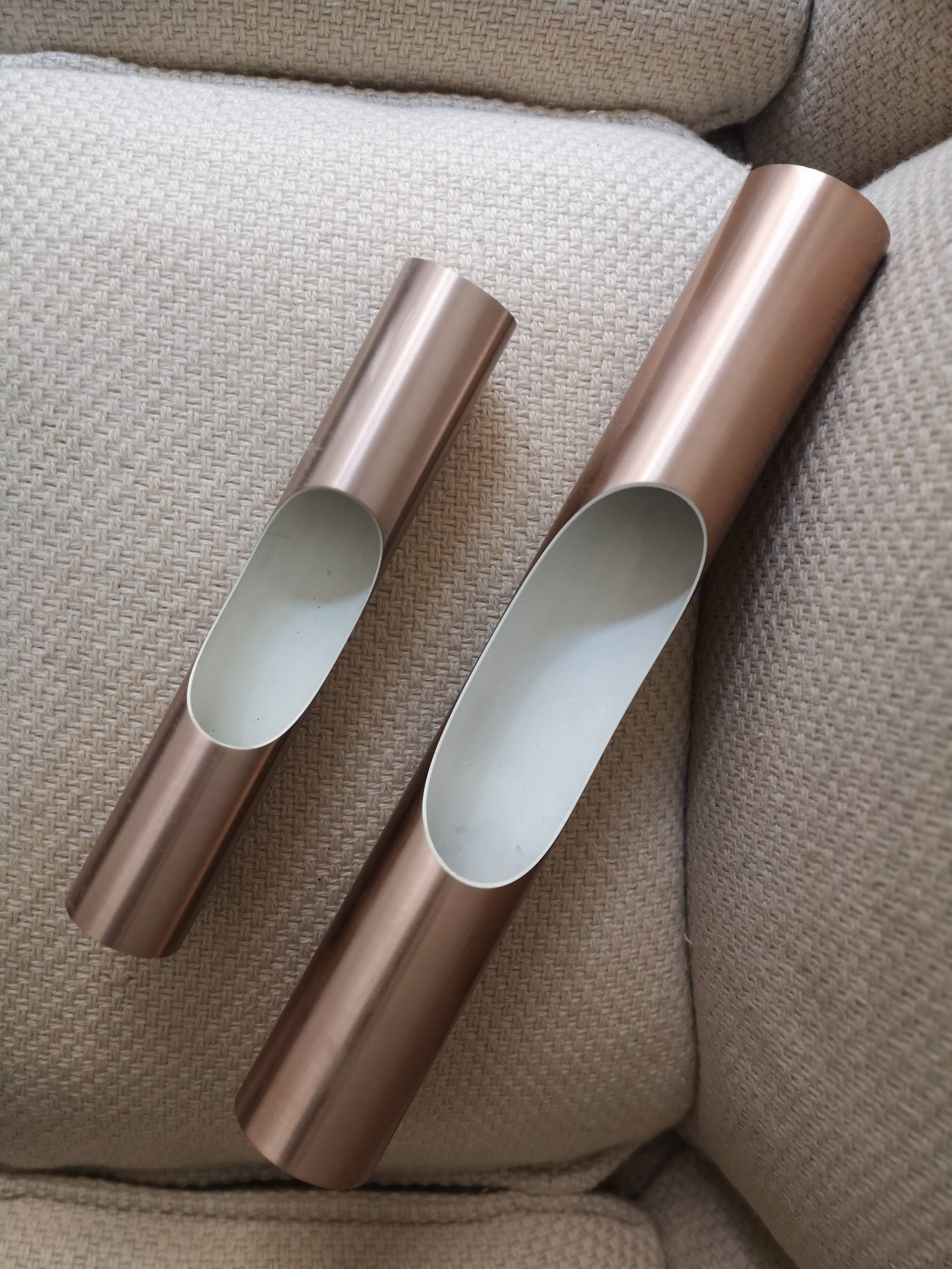 Sconces 70 chrome rosé raak by maija liisa komulainen