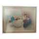 Watercolor woman lying down