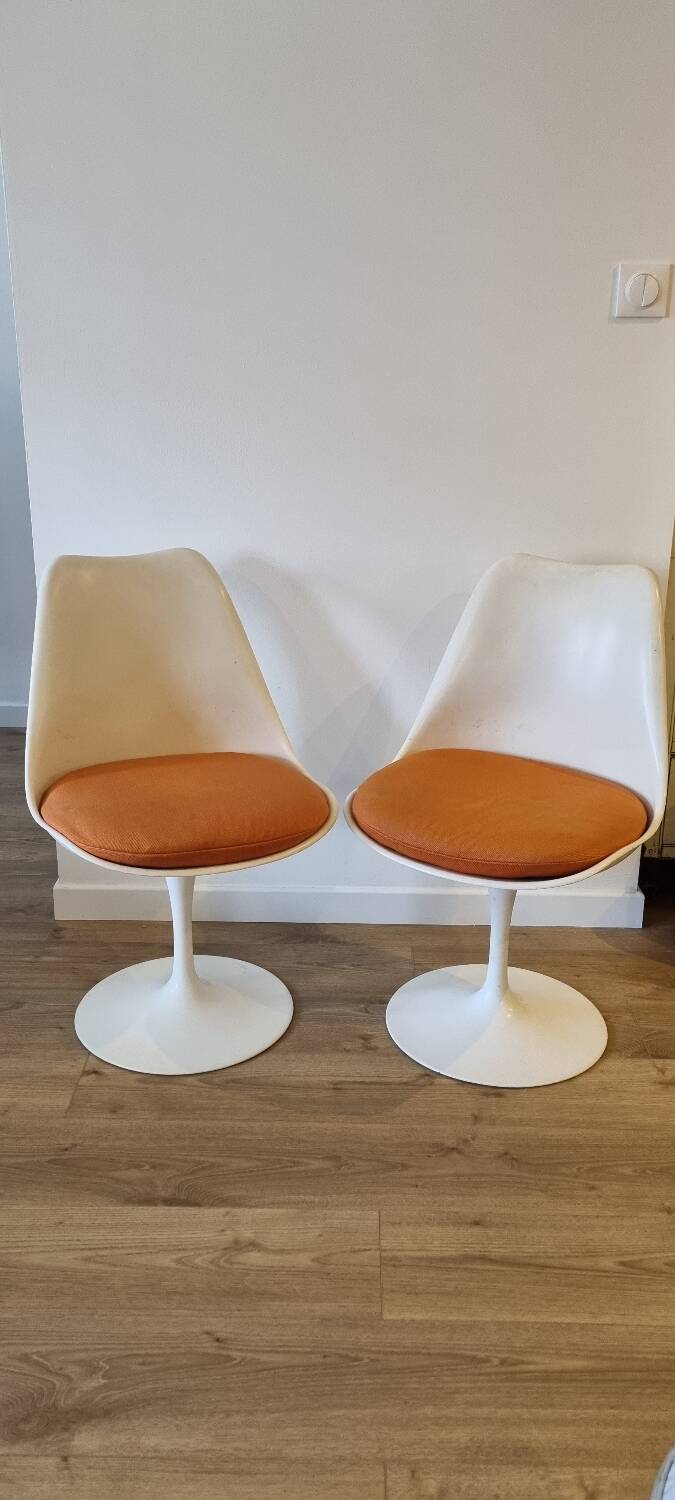 Chaises saarinen edition knoll tulipe