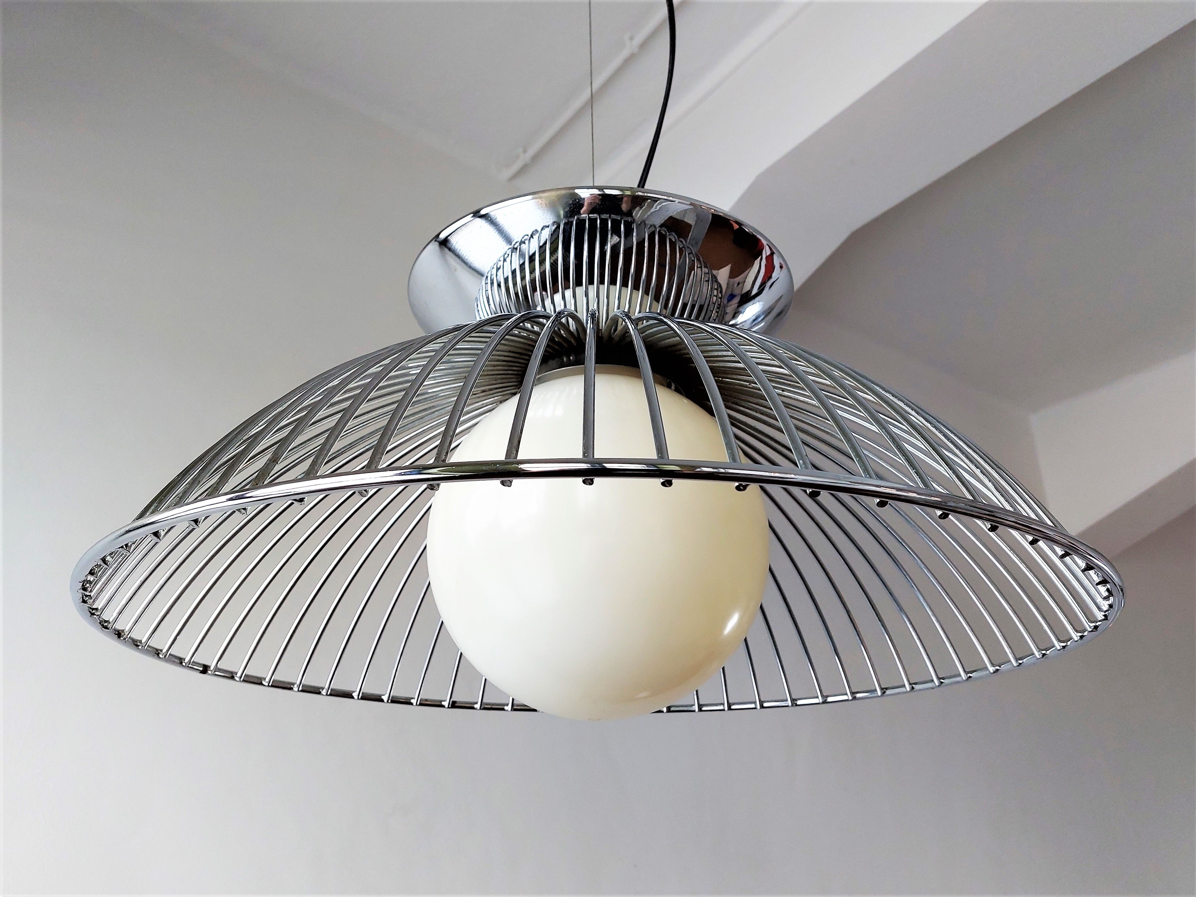 'Moana' pendant lamp by Luigi Massoni for Harvey Guzzini, Italy 1960's