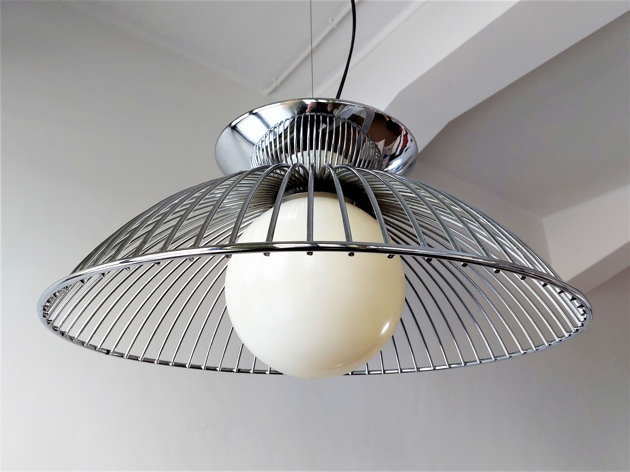 'Moana' pendant lamp by Luigi Massoni for Harvey Guzzini, Italy 1960's