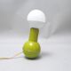 Italian culbuto lamp in khaki by Lamperti from the 1970s.