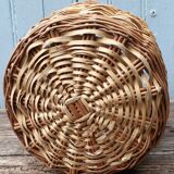wicker round basket