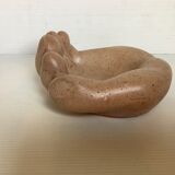 Empty hand beige pocket