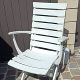 Vintage "triconfort" garden pool lounge