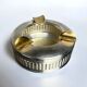 Silver plated ashtray, Maria Pergay's style, France, 1970s