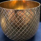 Pineapple brass ice bucket