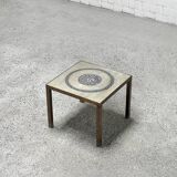 Table d'appoint Marc D'haenens Sculpture Brutaliste, Belgique 1970's