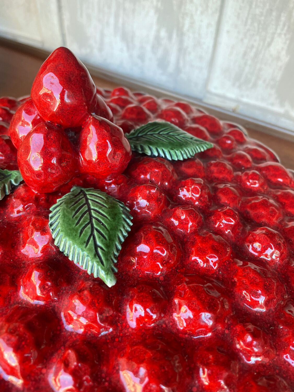 Strawberry tart dish