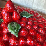 Strawberry tart dish
