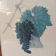 Botanical lithographs bunch of grapes