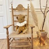 Armchair by the fireplace