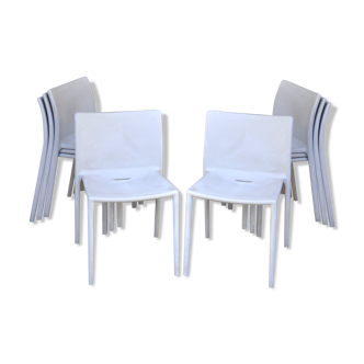 Set of 8 chairs " air chair " design Jasper morrison, Italy