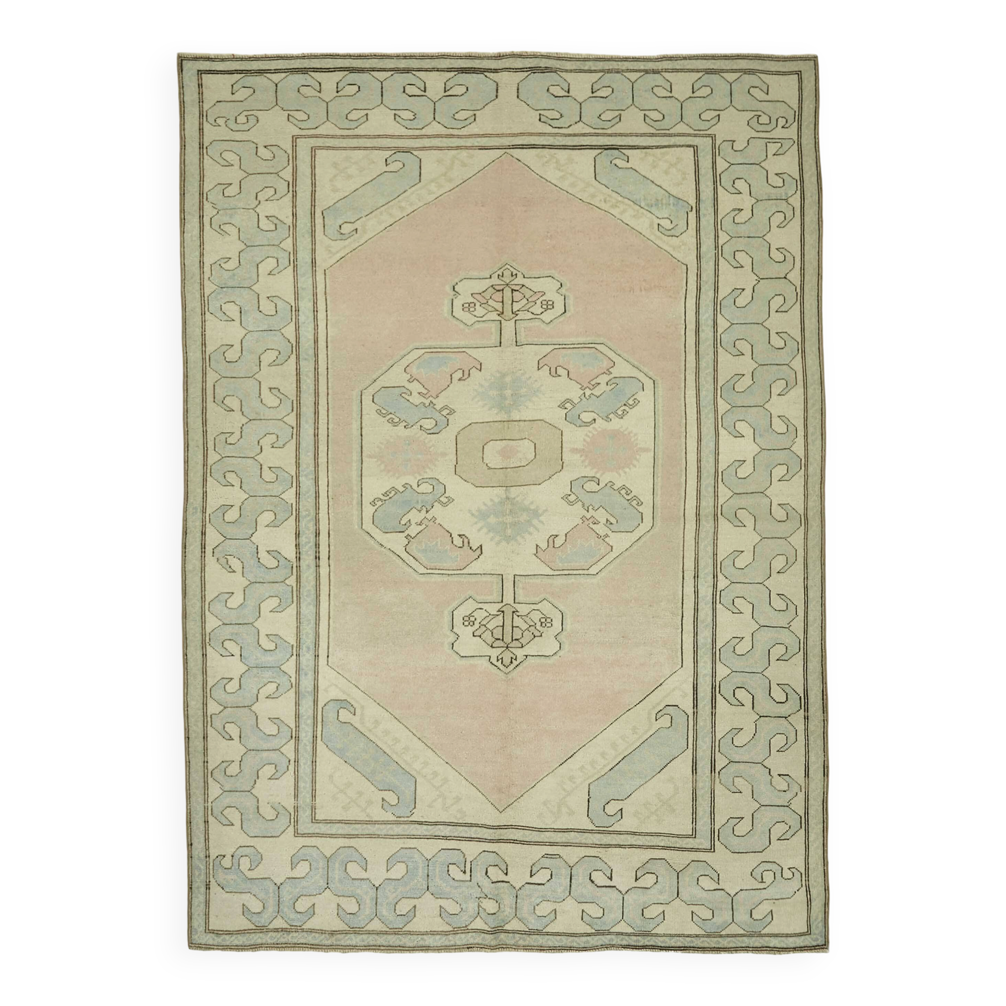 Turkish Vintage Anatolian Rug 191 cm x 266 cm