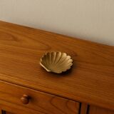 Vintage brass shell tray