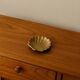 Vide-poche coquillage en laiton vintage