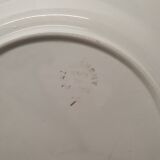 Decorative Plate Barbotine St Clément Made In France Vintage Orange Fruit Pattern