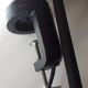 Old black Jieldé workshop lamp with clamp, 2 arms (35 and 50cm) - E27 150W.