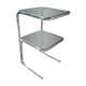 Table d'appoint en verre fumé - bout de canapé